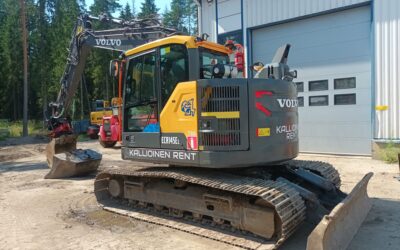 Tela-alustaiset kaivinkoneet